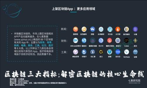 区块链三大指标：解密区块链的核心生命线